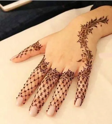 120+ Unique Back Finger Mehndi Designs