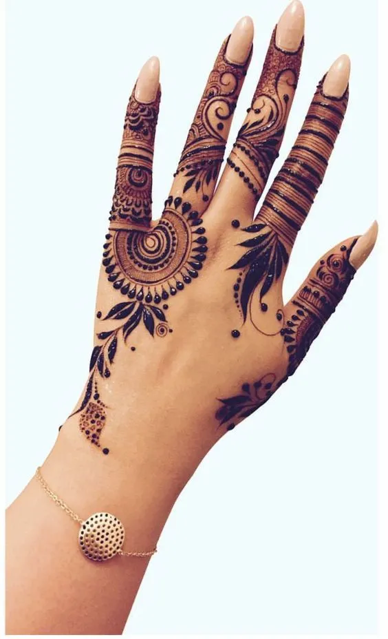 Stunning Finger Mehndi Design Images