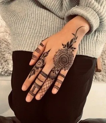 [Trending] 120+ Unique Back Finger Mehndi Designs