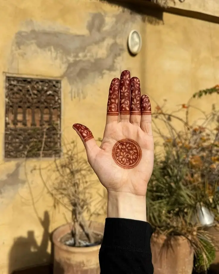 Arabic Mehndi Design Front