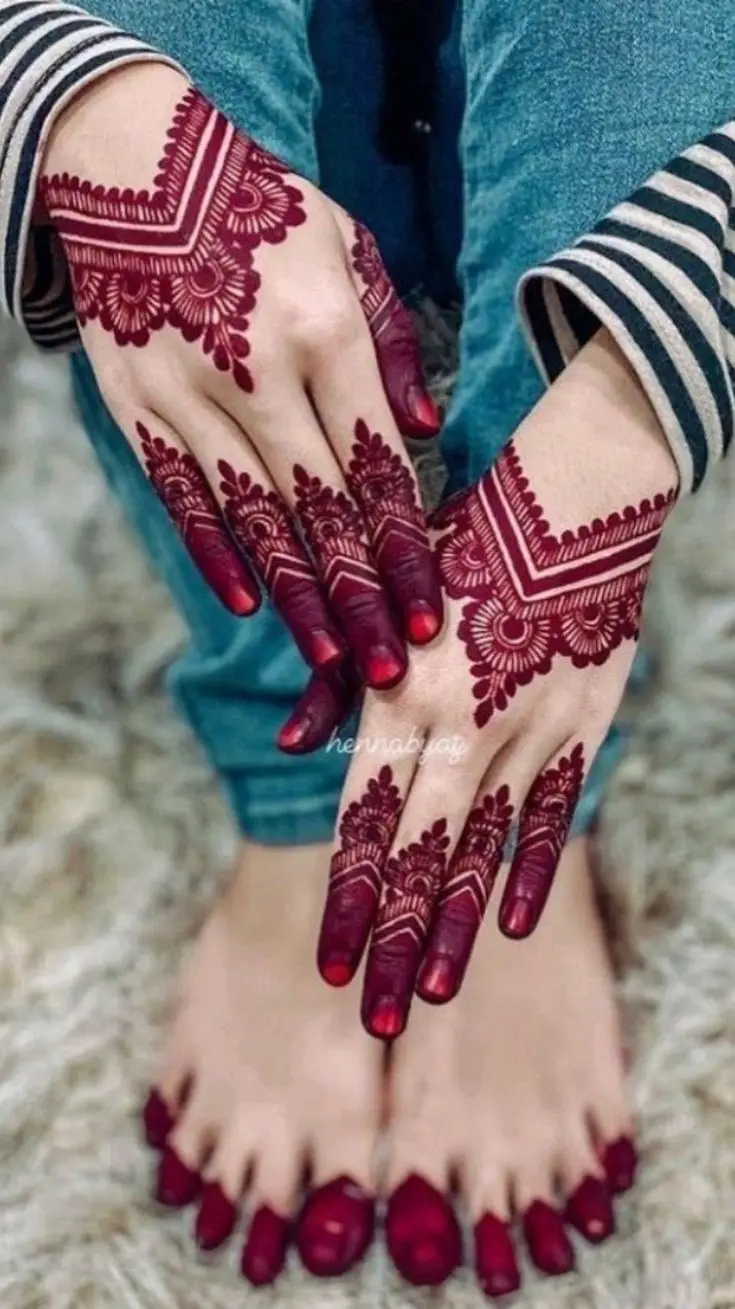 Arabic front hand flat lays