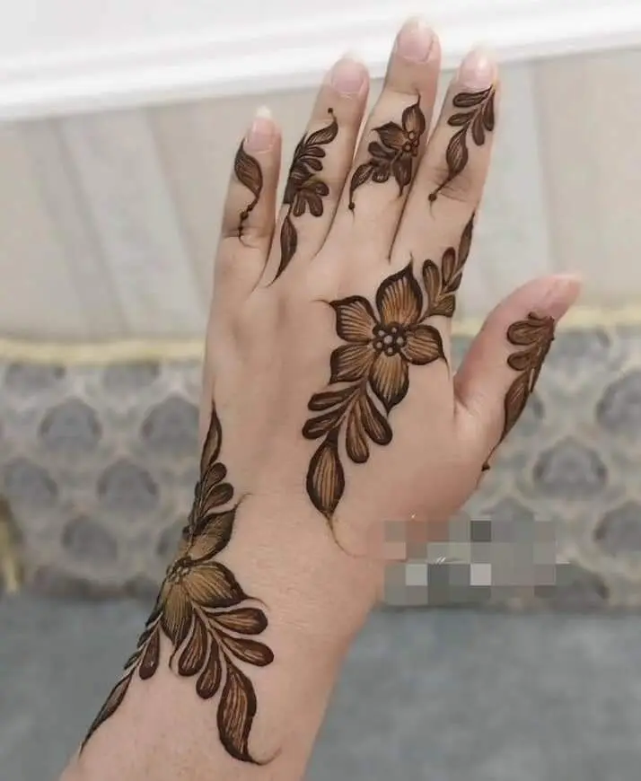 Before after Arabic front hand