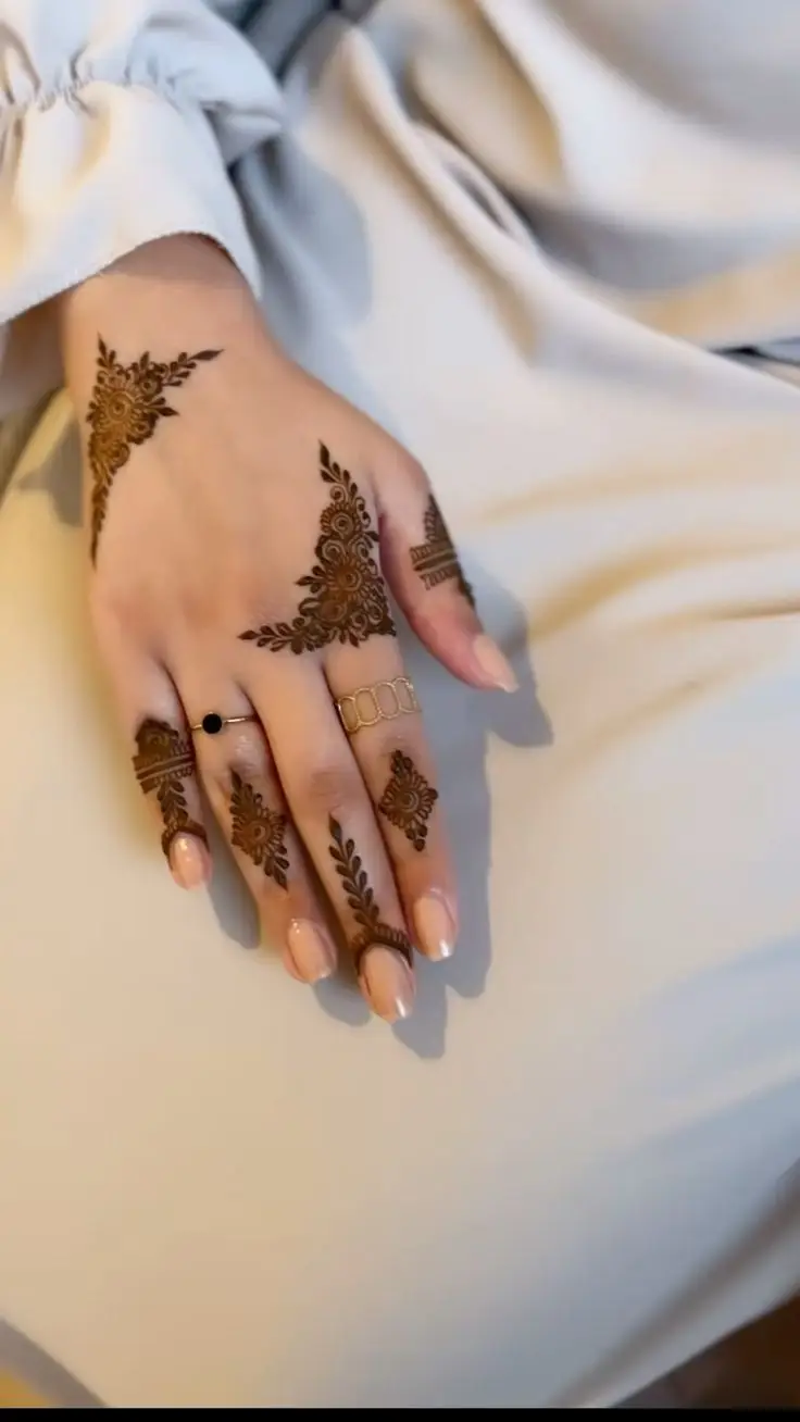 Creative Arabic Mehndi Design Inspirations