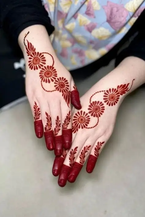 Easy Arabic Mehndi Design for Festivals and Weddings