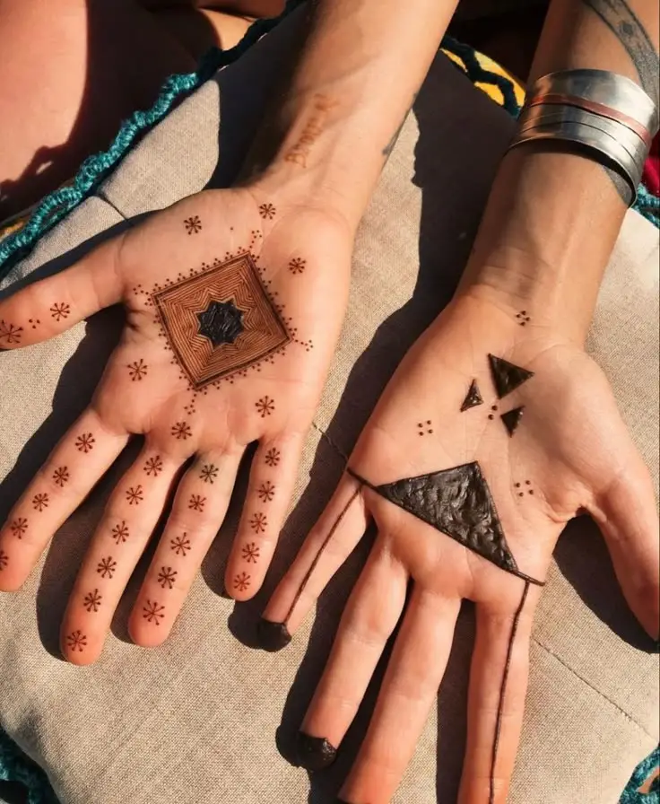 Finger only Arabic front hand