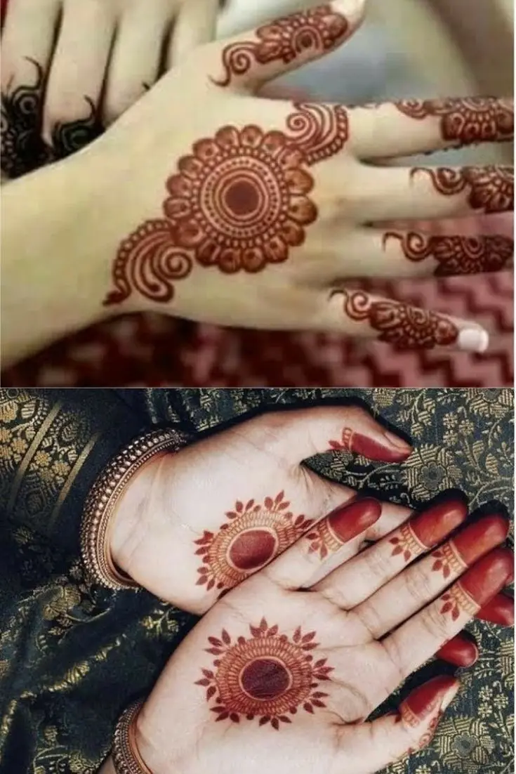 Side swept Arabic front hand