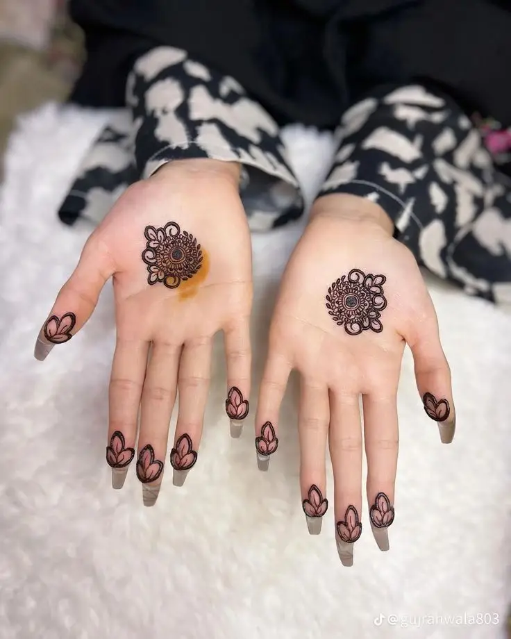 Viral easy Arabic mehndi