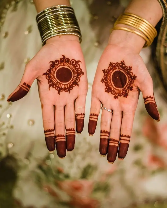 basic Arabic mehndi style