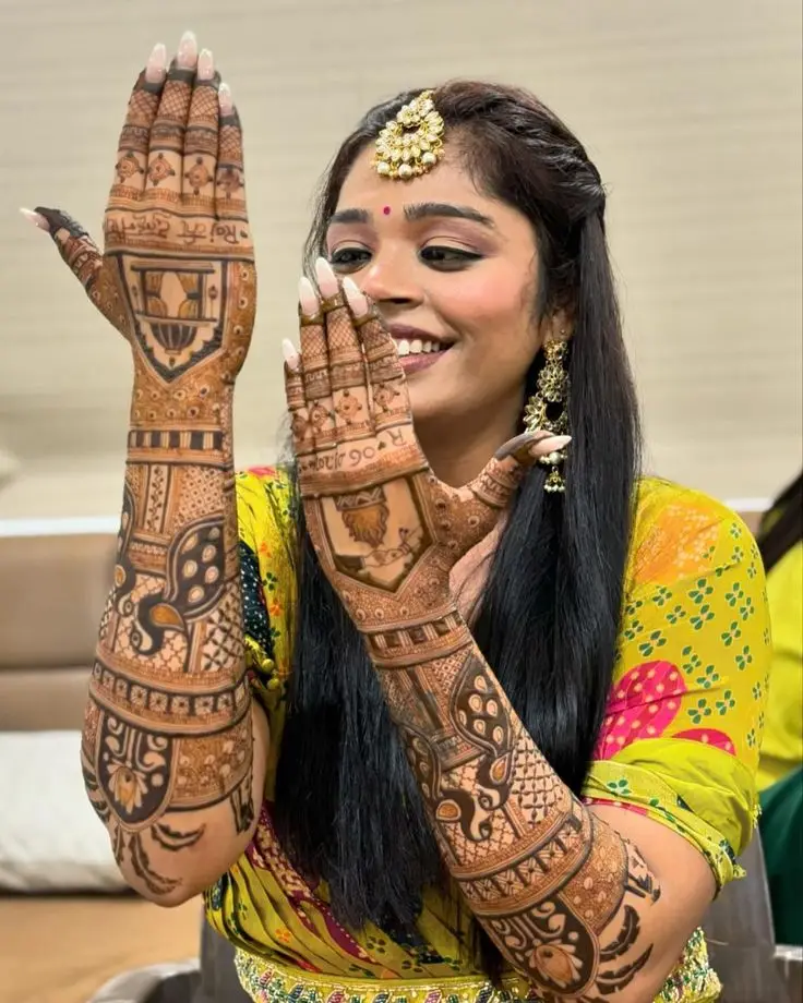 Arm Bridal Mehndi