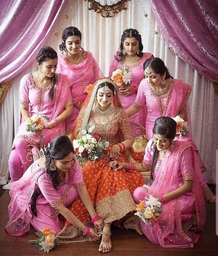 Bengali mehndi ceremony outfit