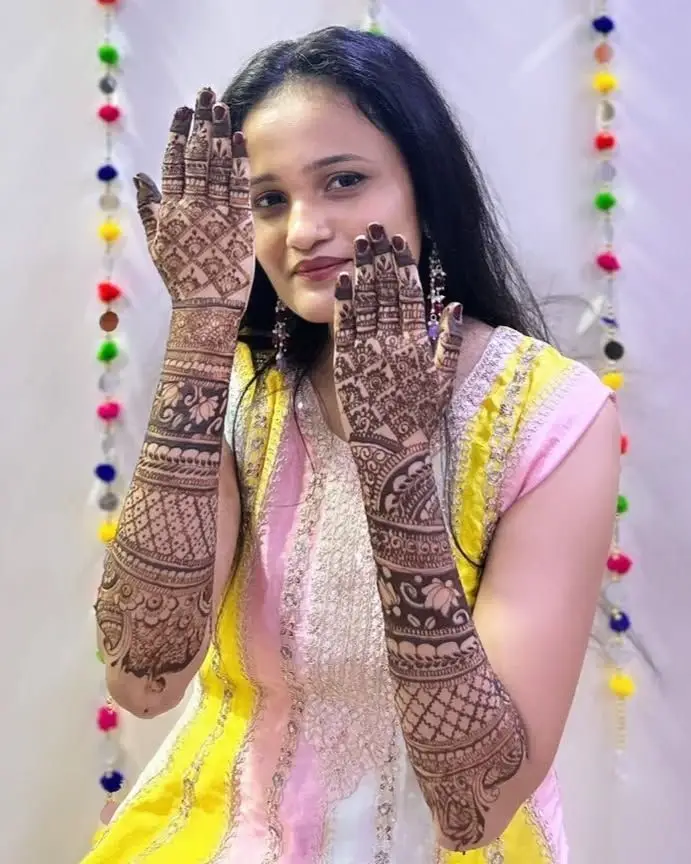Bridal Mehndi with Name