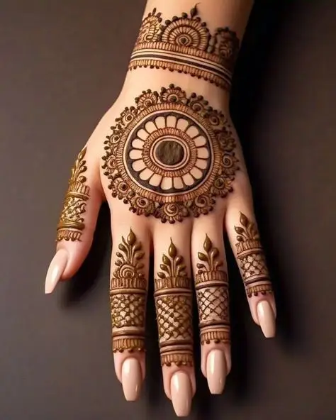 Easy to Remove Finger Mehndi