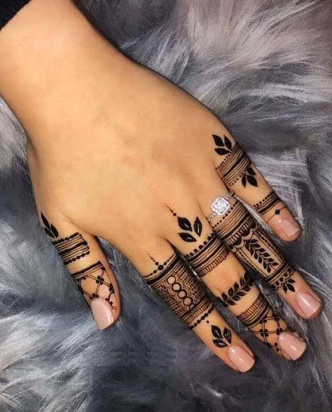 Fingertip Mehndi