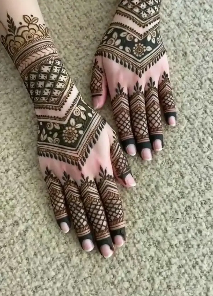 Floral Bridal Mehndi