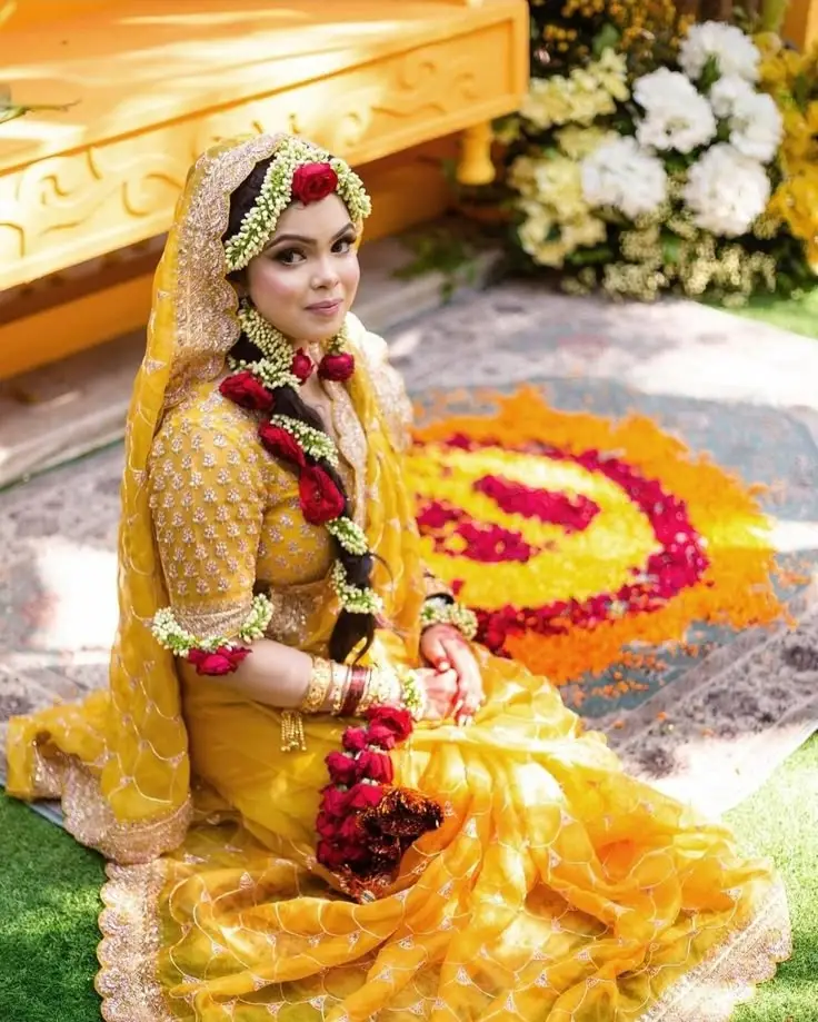 Garden Mehndi Looks for Bride