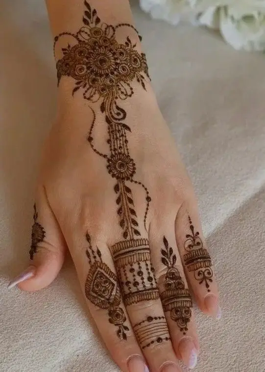 How to Make Left Hand Mehndi Darker