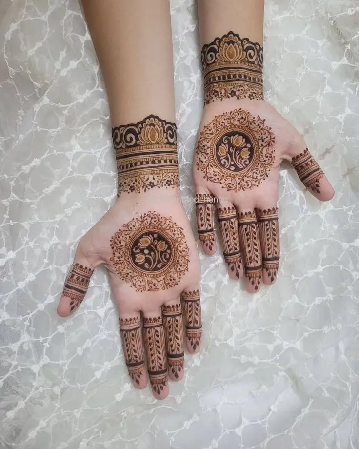 Indian Light Mehndi Patterns