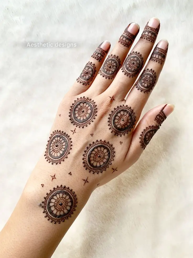 Instagram Viral Left Hand Mehndi