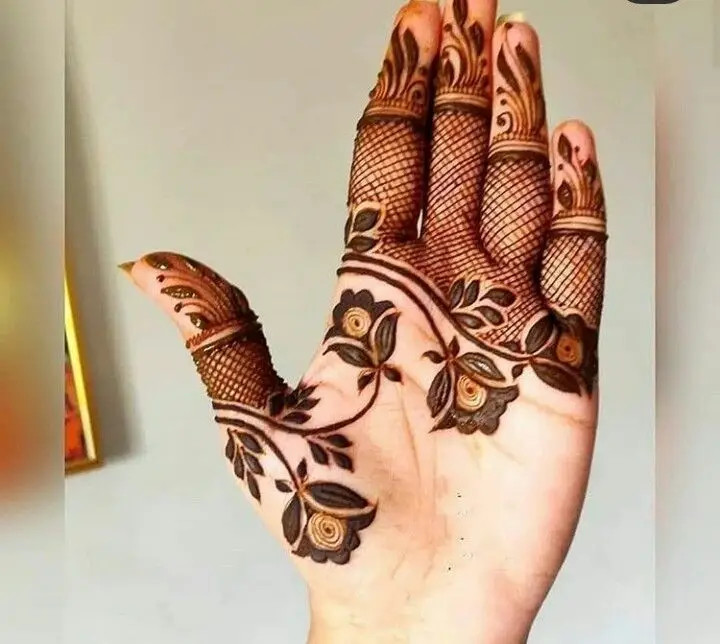 Khafif Mehndi Design Back Hand Collection