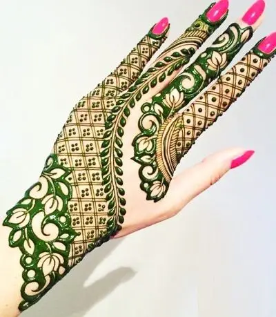 Left Hand Simple Mehndi