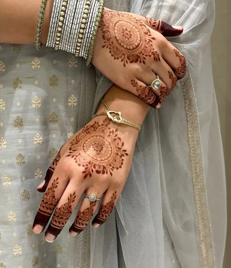 Mandala Left Hand Design