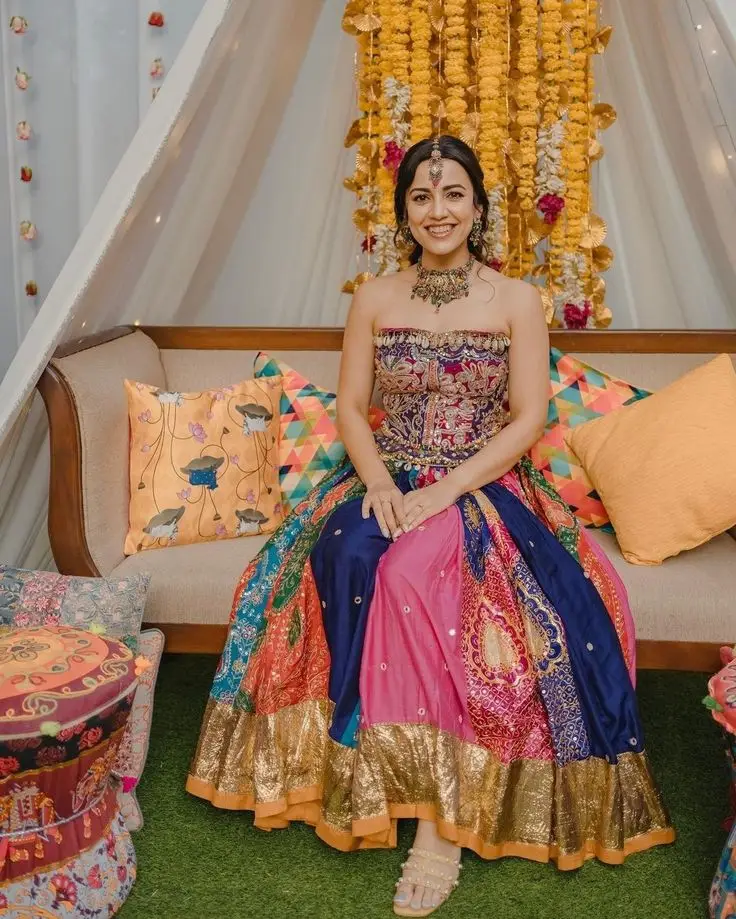 Mehndi Dress for Bridesmaids