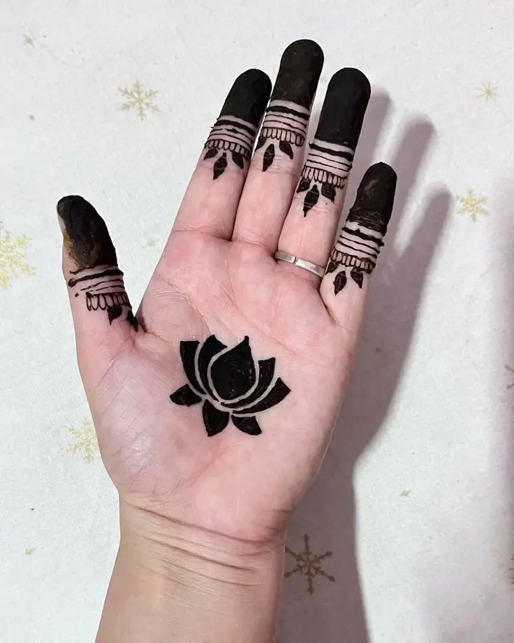 Micro Fine Fingertip Mehndi