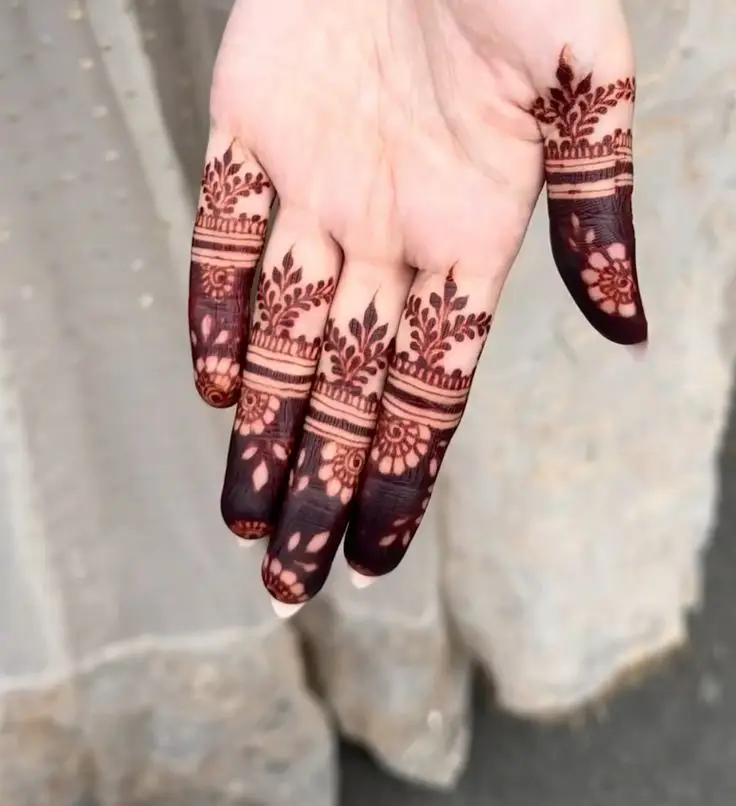 One Finger Mehndi Challenge