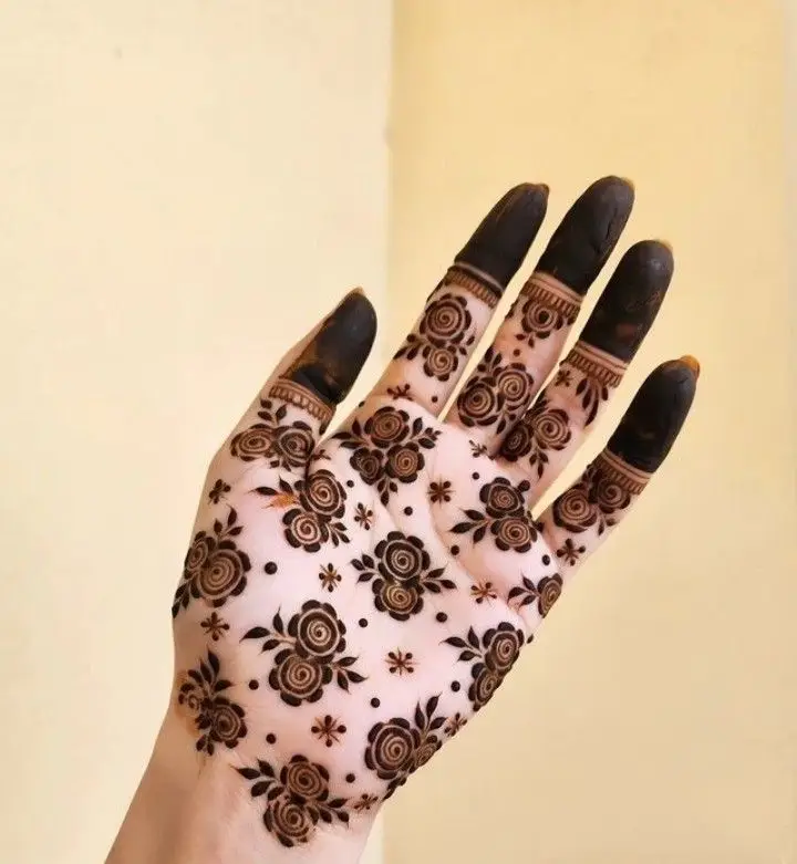 Paisley Left Hand Mehndi