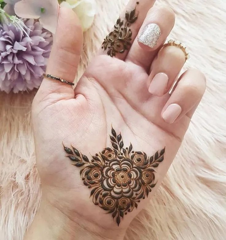 Small flower henna designs