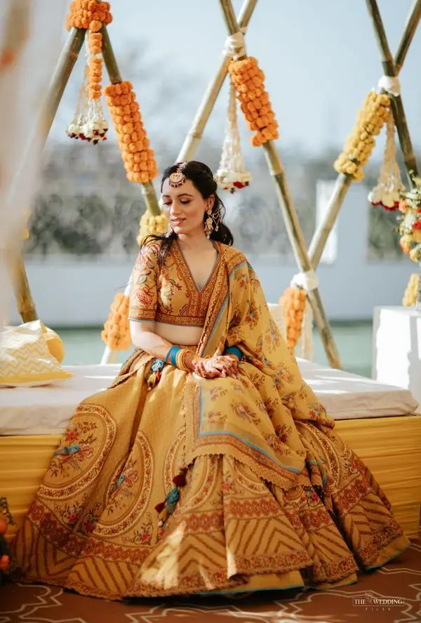 Trending Mehndi Outfits for Brides in 2025