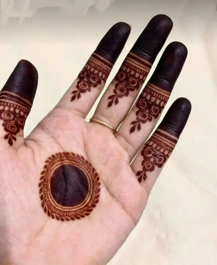Wedding Ring Finger Mehndi