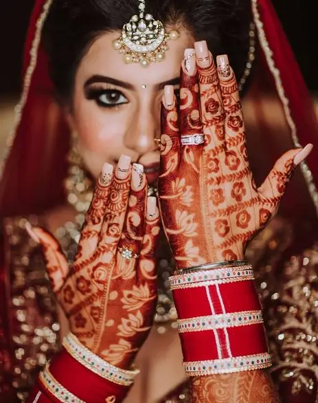 Winter Wedding Bridal Mehndi