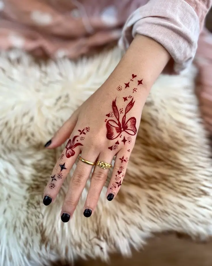 fingertip henna designs