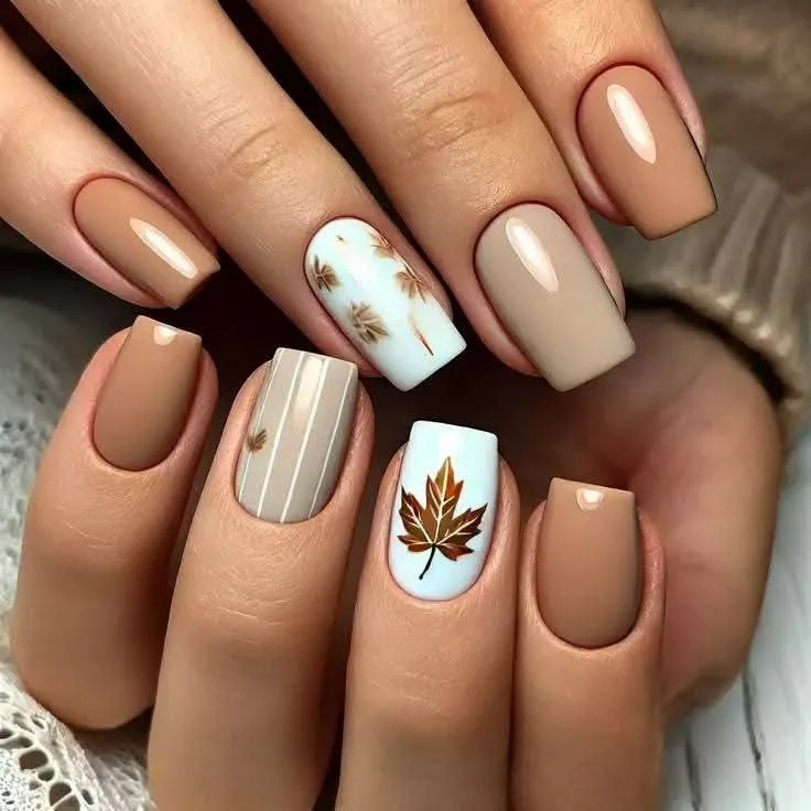 Abstract nail art designs