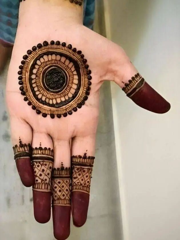Beautiful finger mehndi designs for weddings