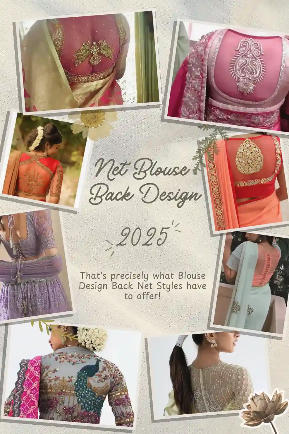 Blouse Design Back Net Styles