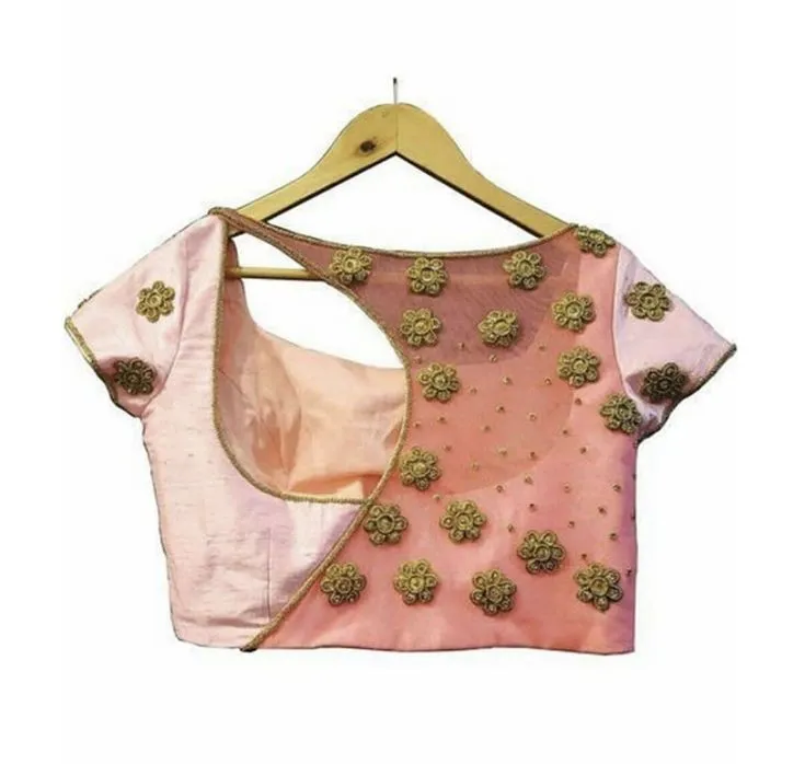 Fishnet back blouse styles