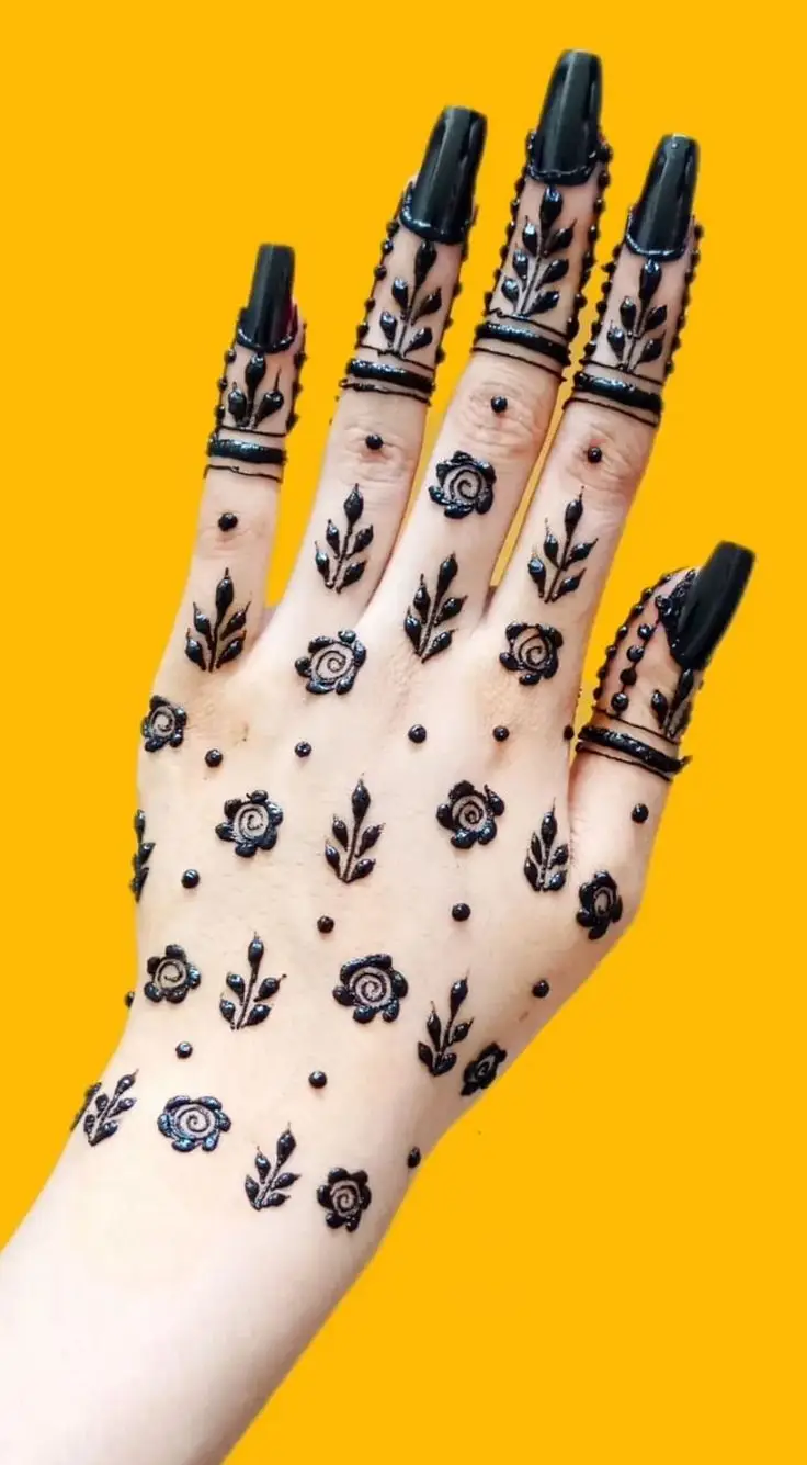 Full Hand Khafif Mehndi