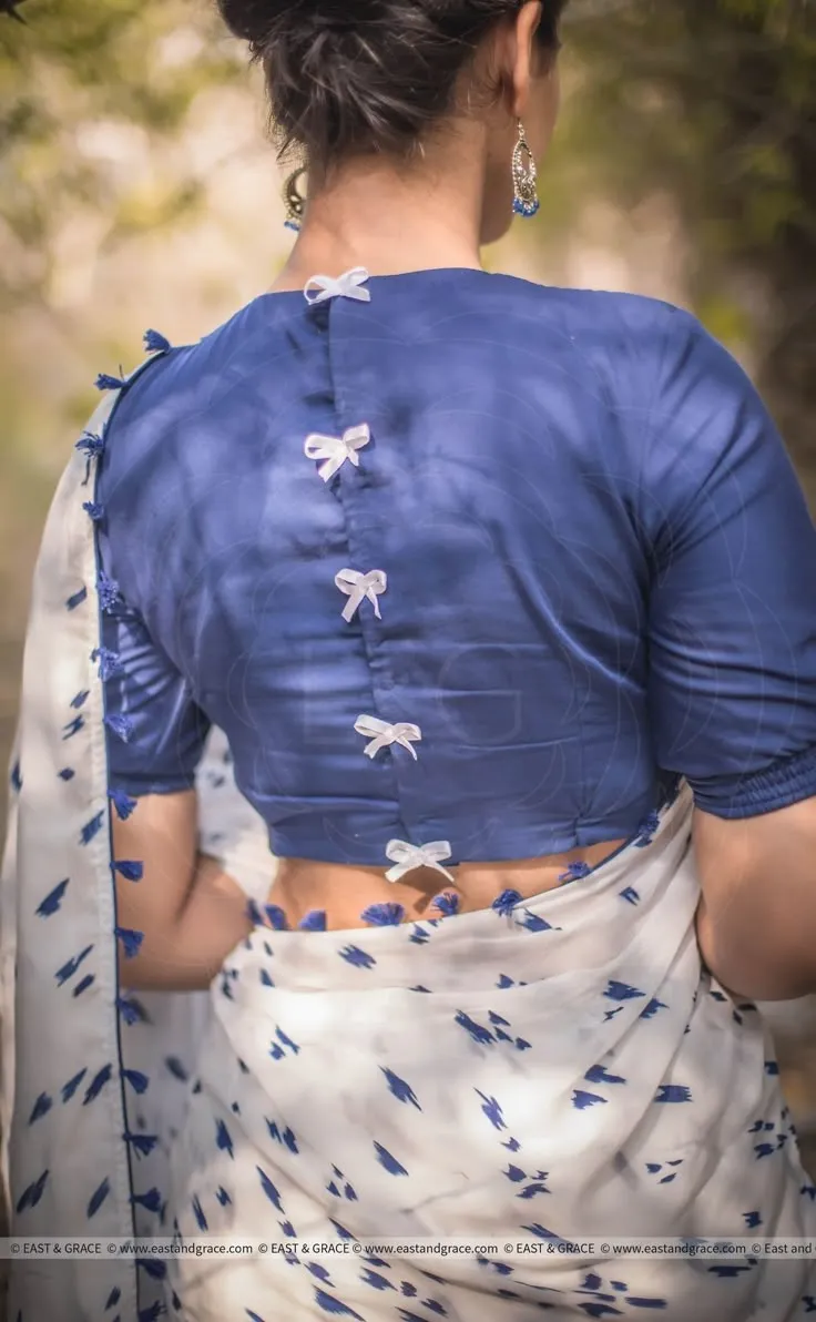 How to style Kerala saree blouse neck designs