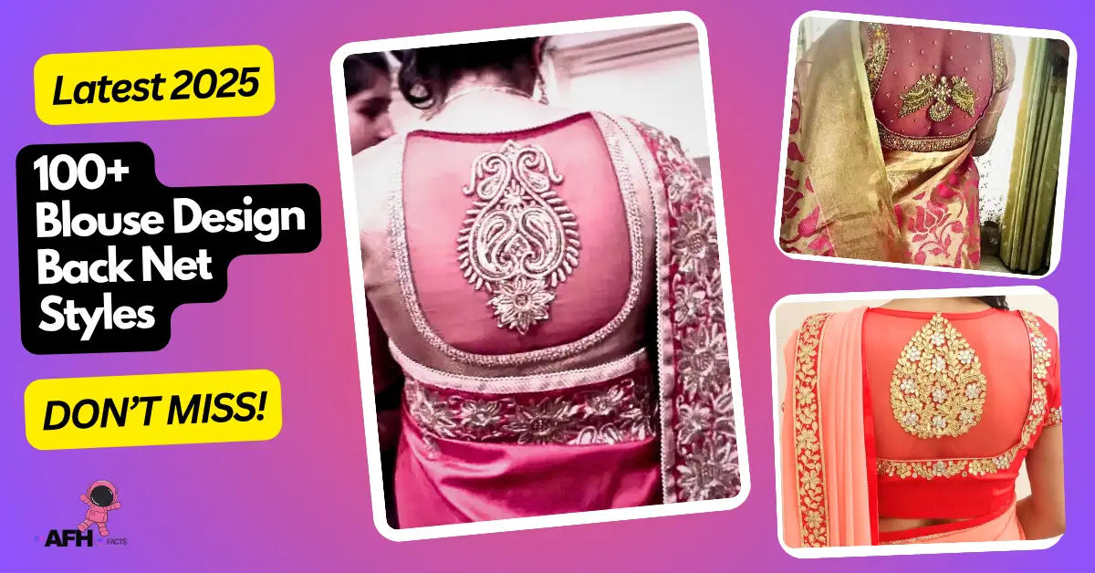 Jaw Dropping 100+ Blouse Design Back Net Styles In 2025