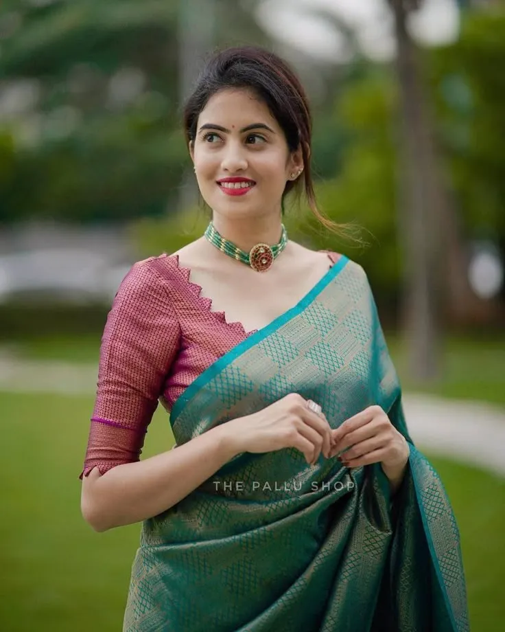 Latest Kerala saree blouse neck designs