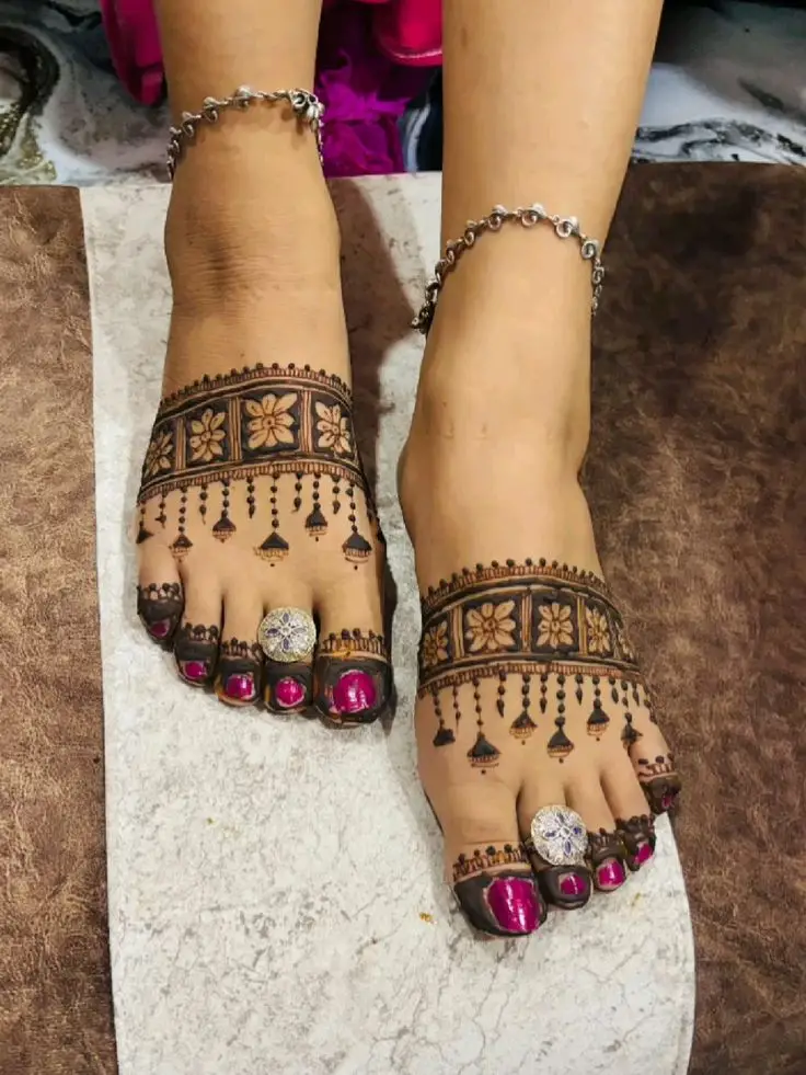 Latest Parani mehndi designs