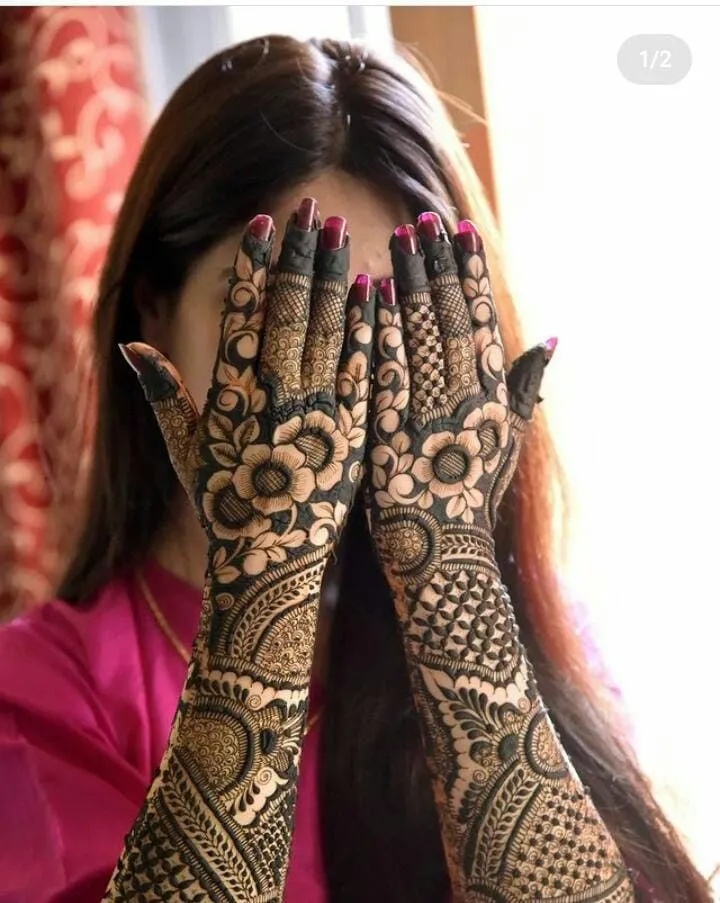 Luxury Dubai bridal henna