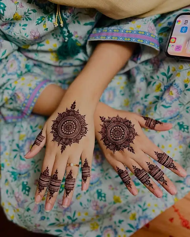 Mehndi designs for fingers