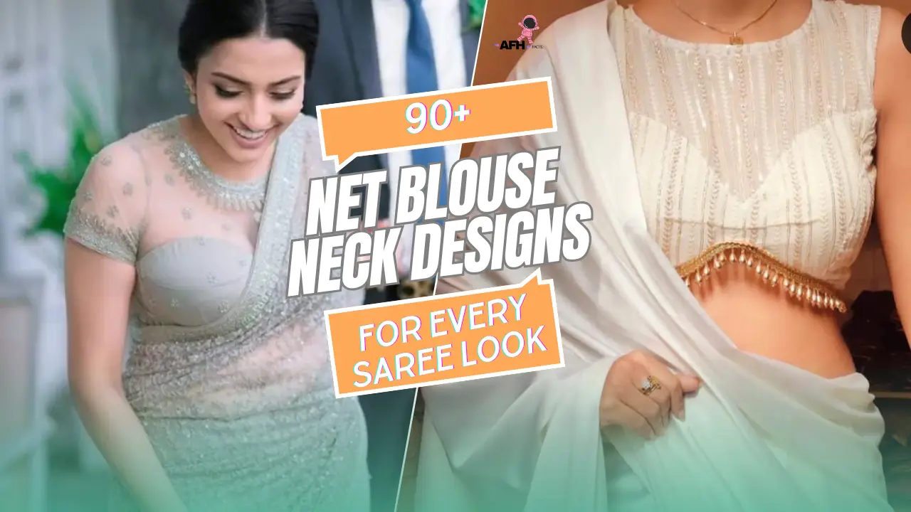 Net Blouse Neck Designs for Every Saree Look