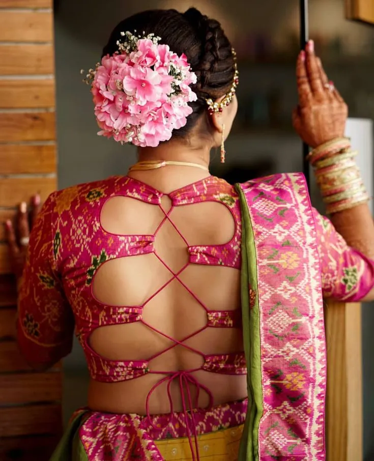 Sheer back blouse styles