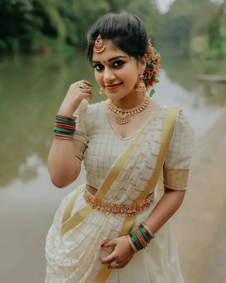 Simple Kerala saree blouse neck designs