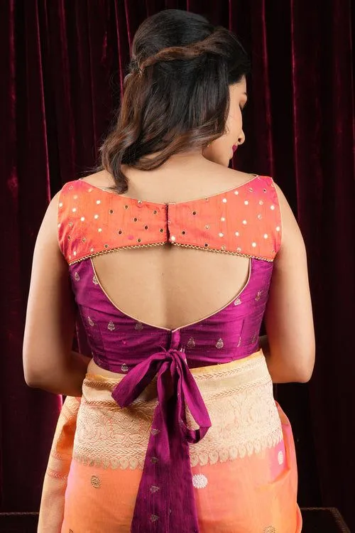 Transparent back blouse patterns