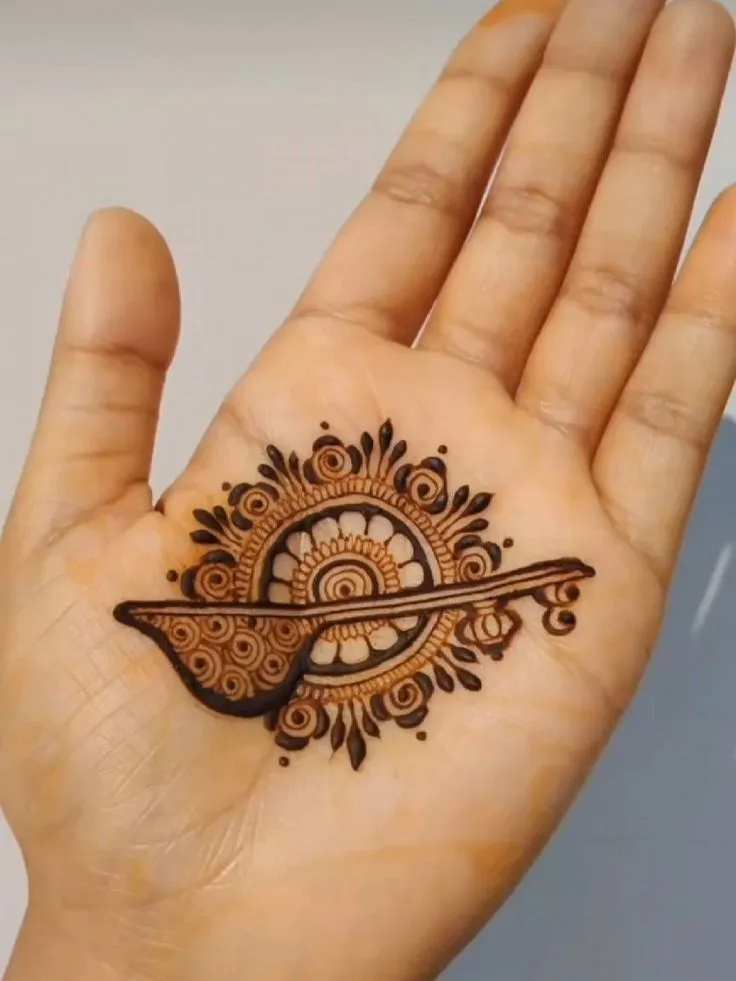 arabic bel mehndi design